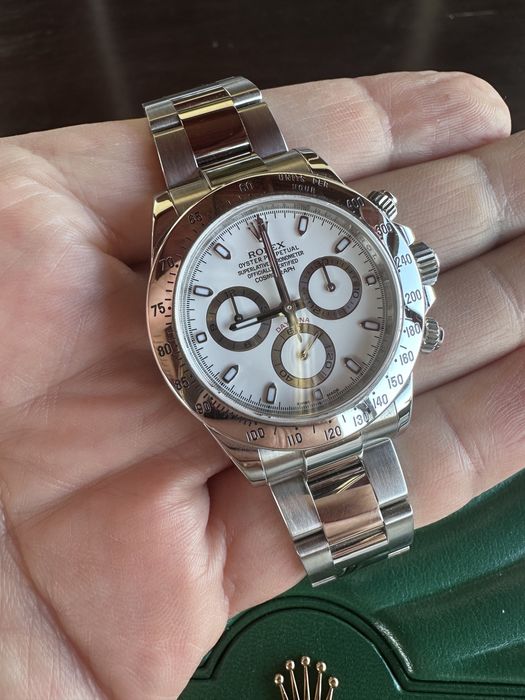 Rolex daytona 116520 white dial - ZAMIANA / sprzedaz