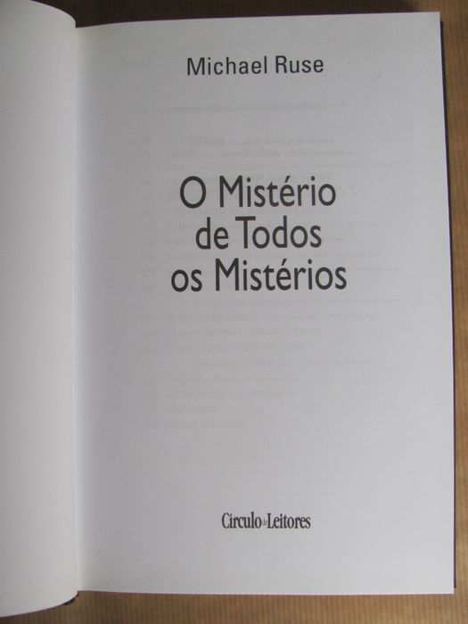 O Mistério de Todos os Mistérios de Michael Ruse
