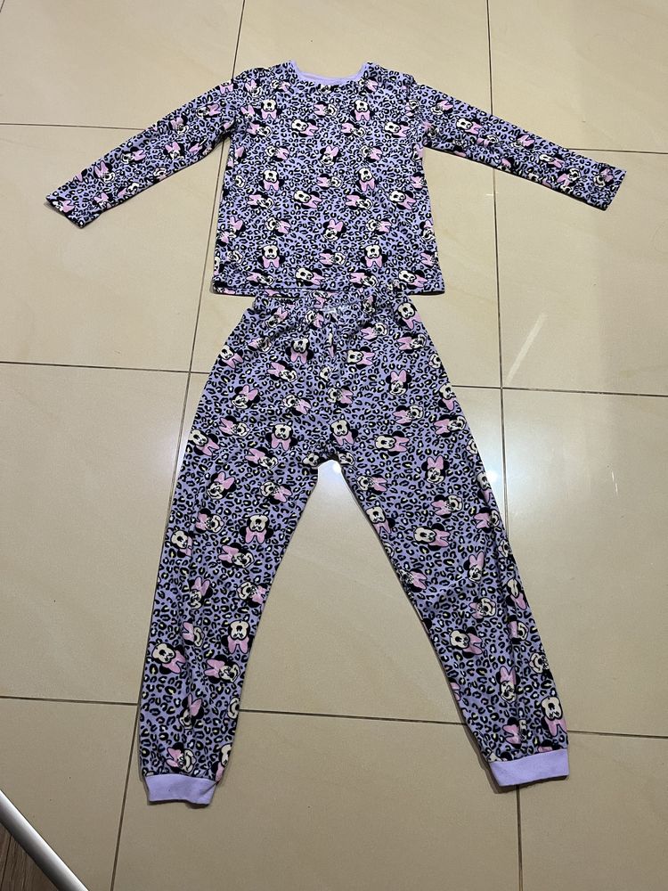 Piżama welurowa Minnie Mouse