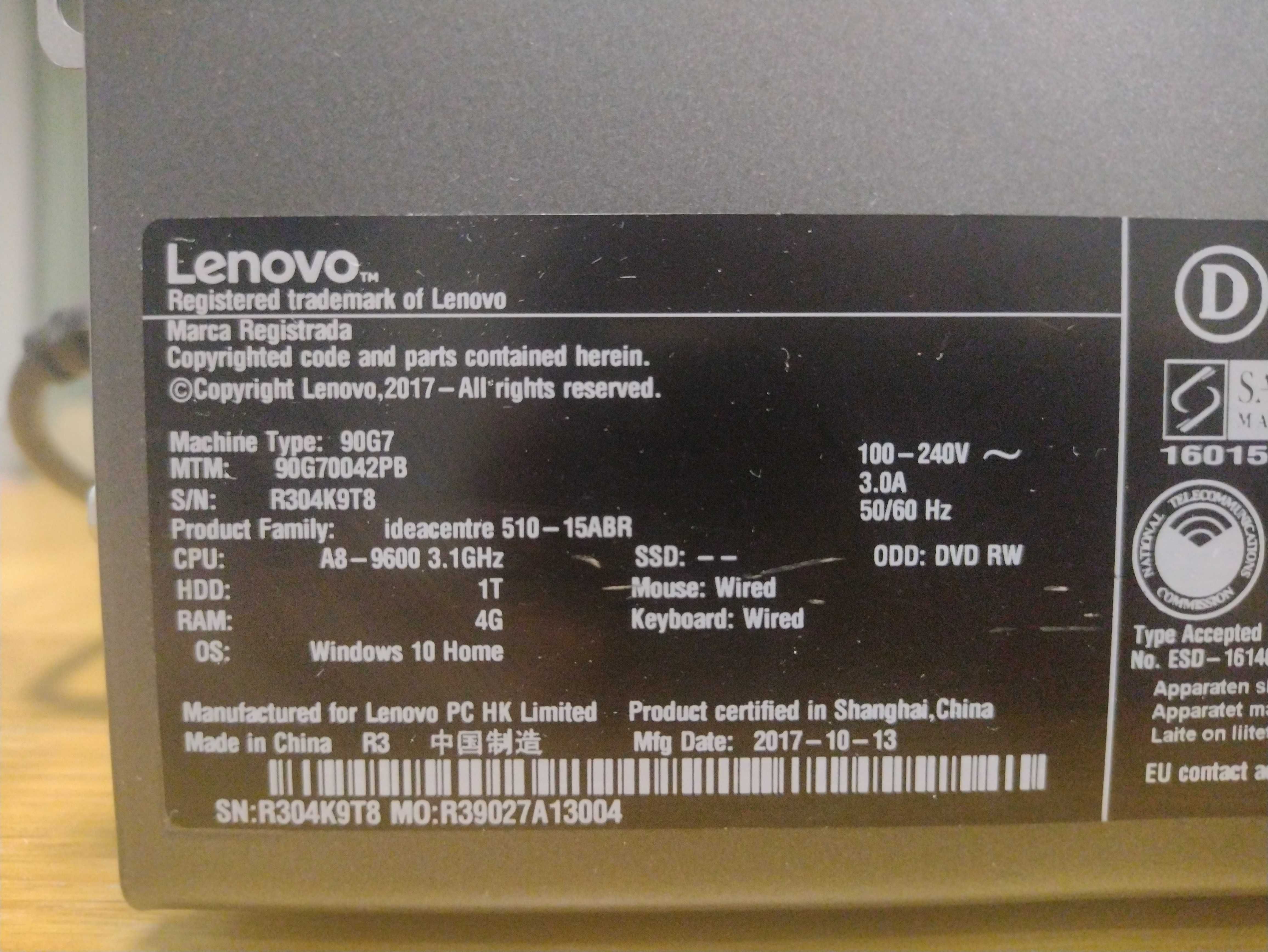 Zestaw PC z systemem windows