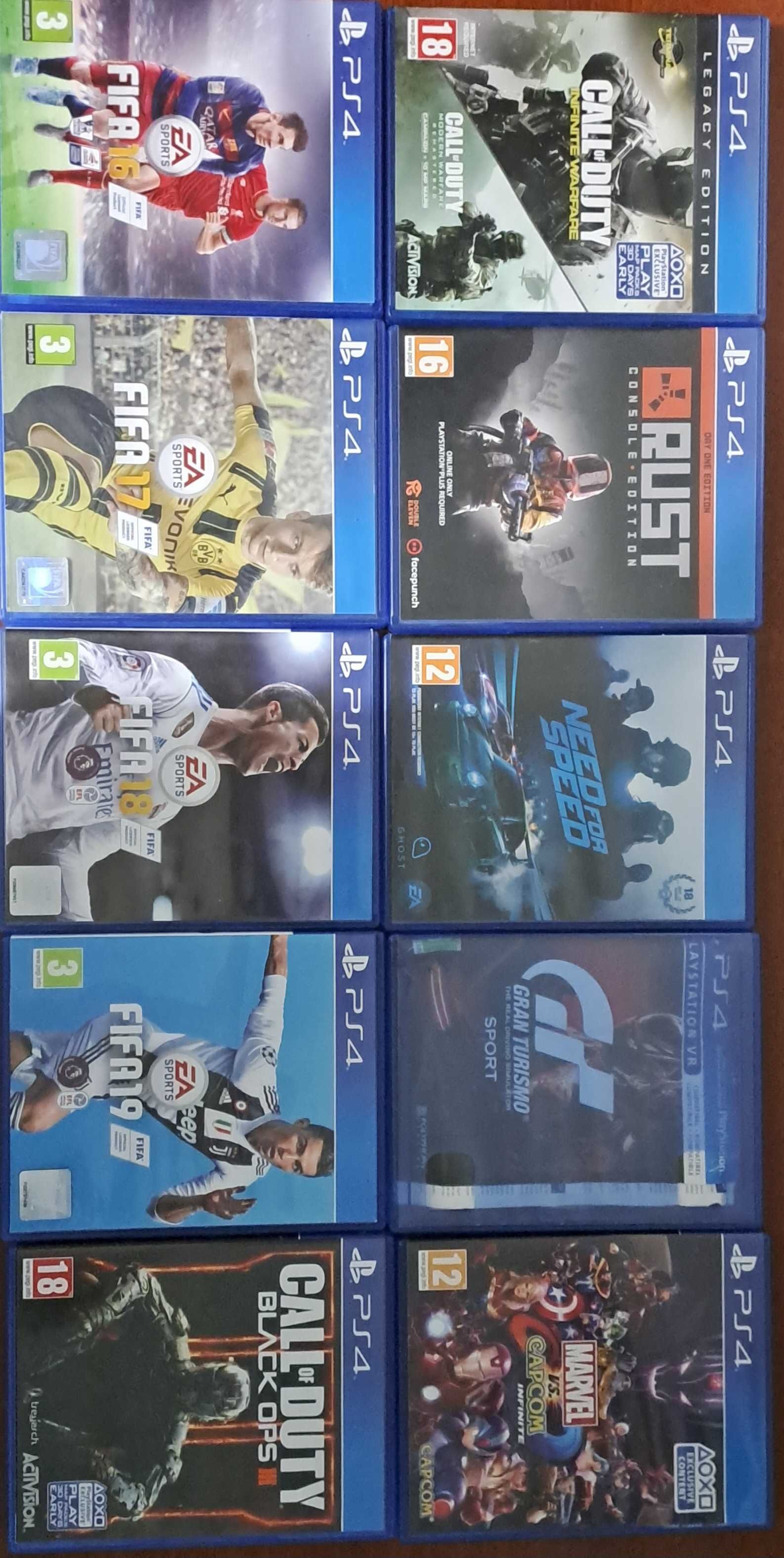 10 jogos para ps4 incluindo (FIFAS)