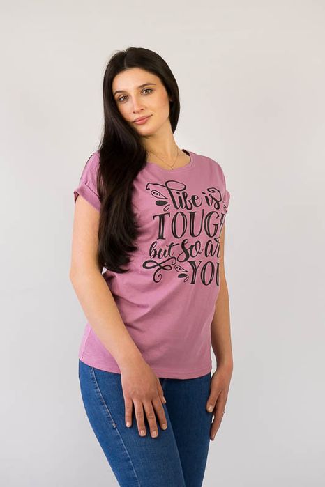 Безкоштовна доставка від 600 грн Футболка жіноча бавовна