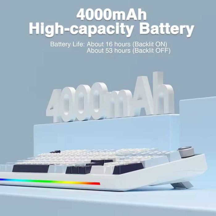 Механічна ігрова 96% full size бездротова клавіатура Aula S98 Pro