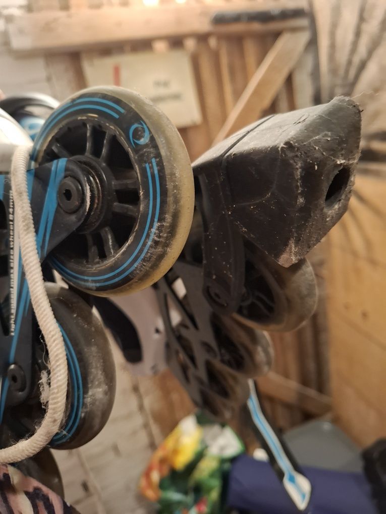 Łyżworolki rolki rozmiar 42 abec 7
