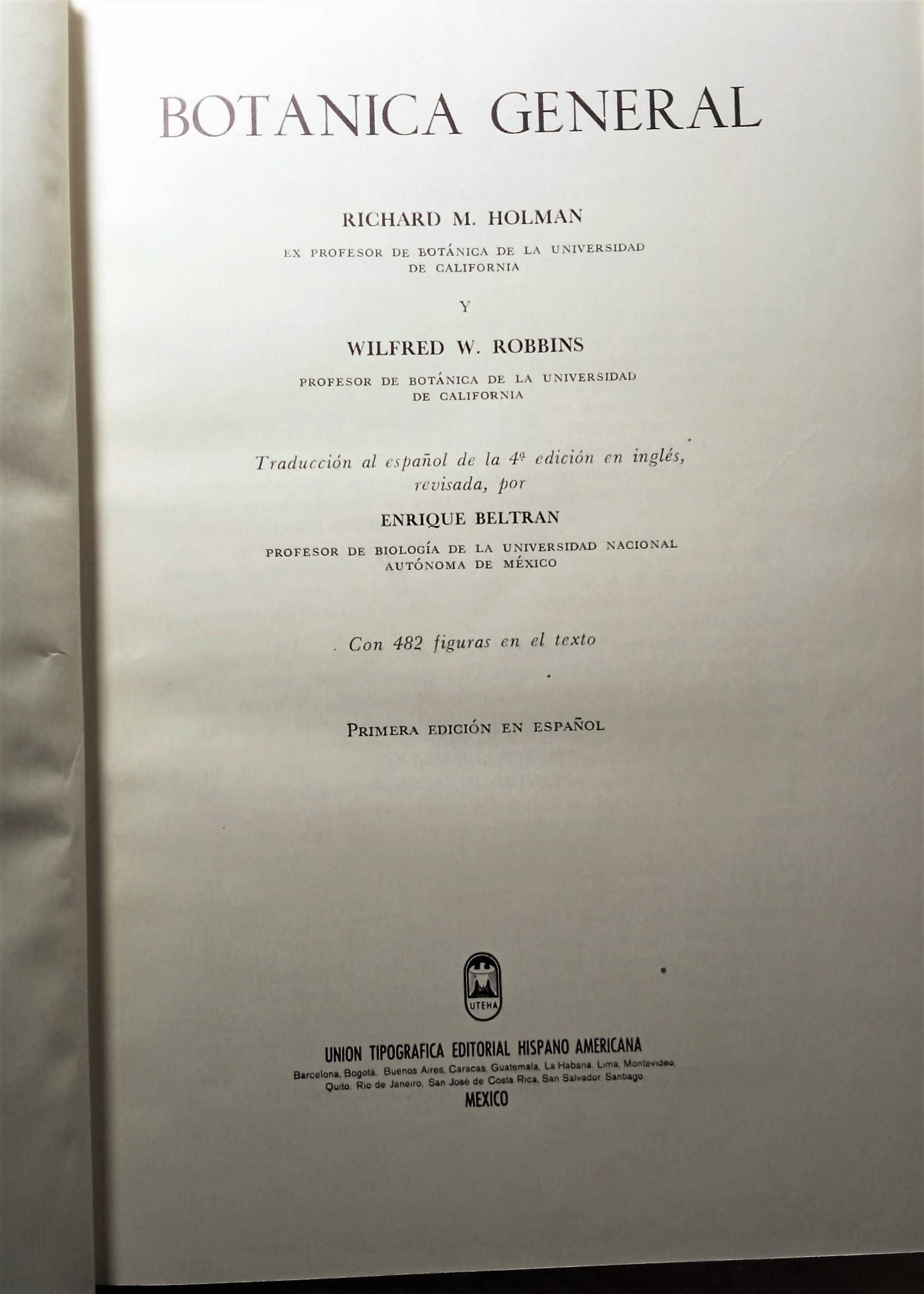 Botanica. Holman & Robbins, Richard - Wilfred