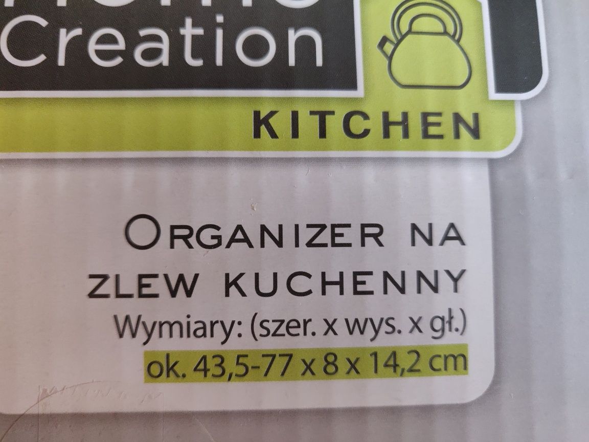 Organizer na zlew kuchenny NOWY