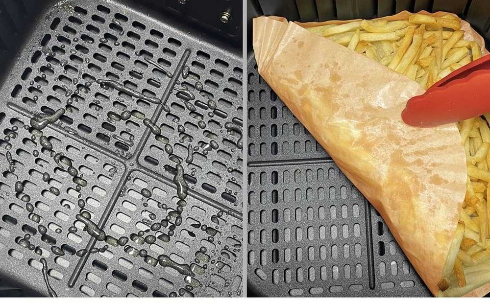 100x Papierowe wkłady do frytkownicy beztłuszczowej Air Fryer 1#