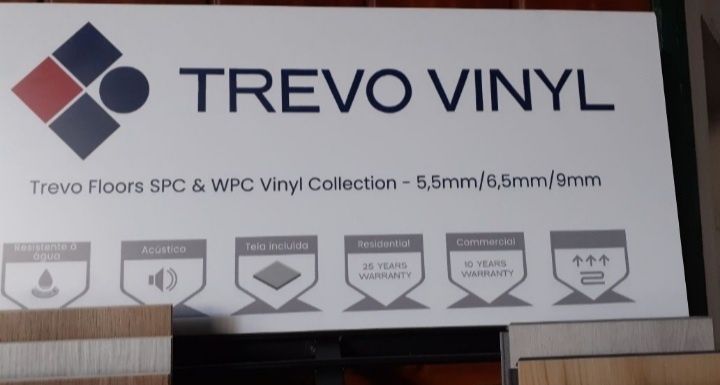 Piso vinilico trevo