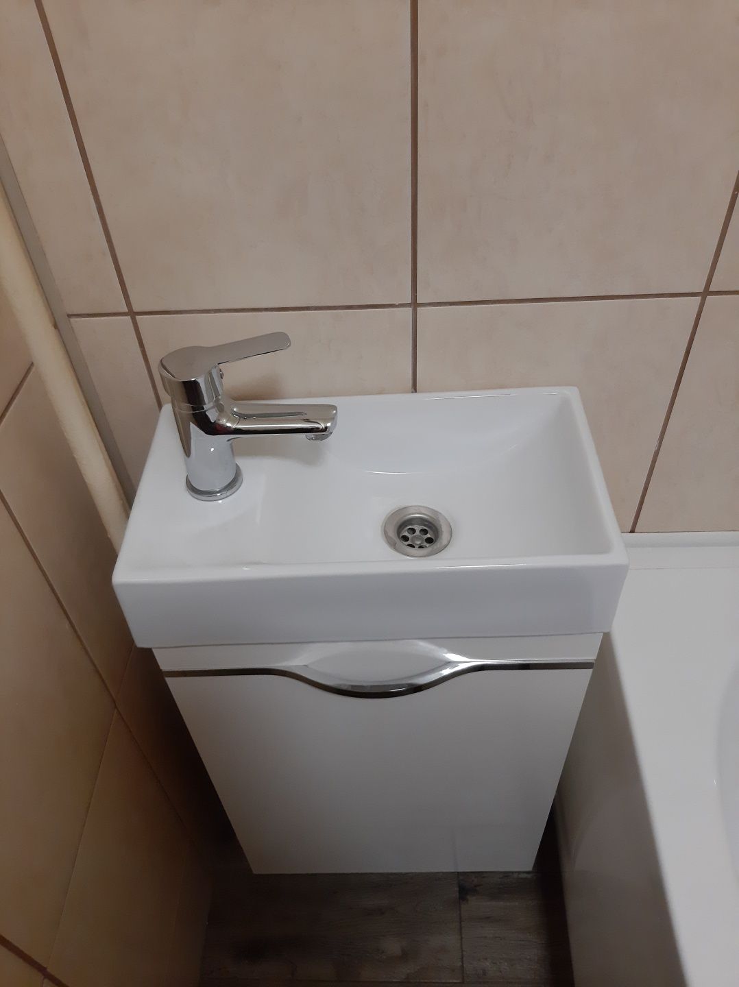 Komplet, umywalka z szafką