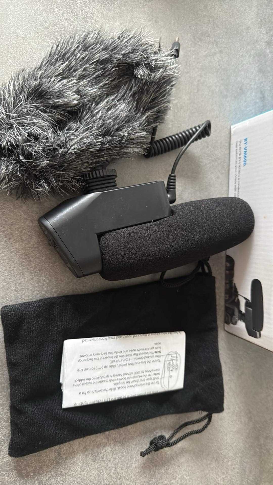 Mikrofon typu shotgun marki BOYA BY-VM600