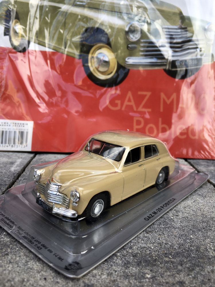 Kolekcjonerski GAZ M20 Pobieda-auta PRL,model,autka,kolekcja,zabytek