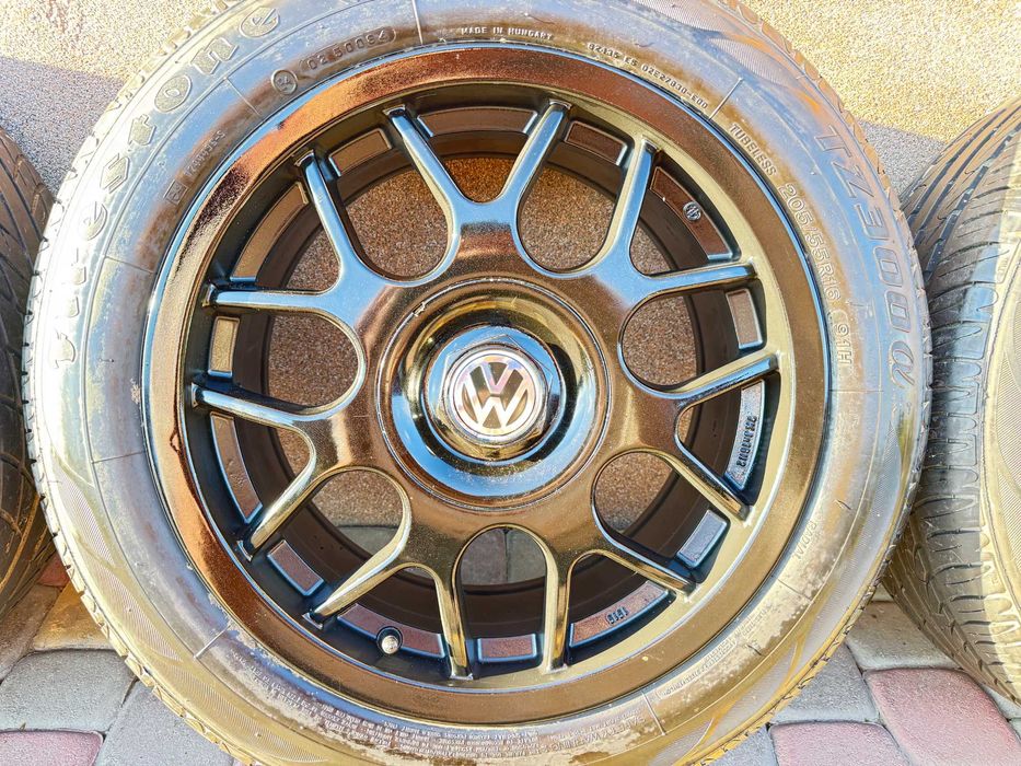 Тітанові діски BBS 5*100 R16 VW Golf 4-Skoda rapid-faBia-Audi 3
