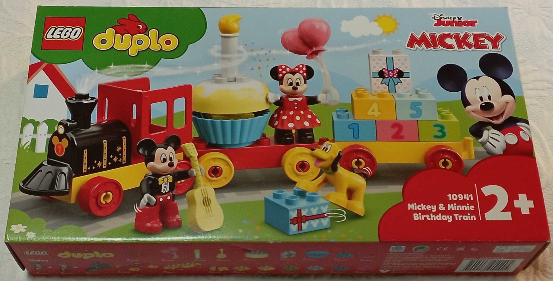 lego duplo disbey junior 10941 mickey & minie birthday train selado