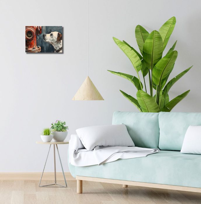 Obraz 30x20cm Kumpel przy Hydrancie