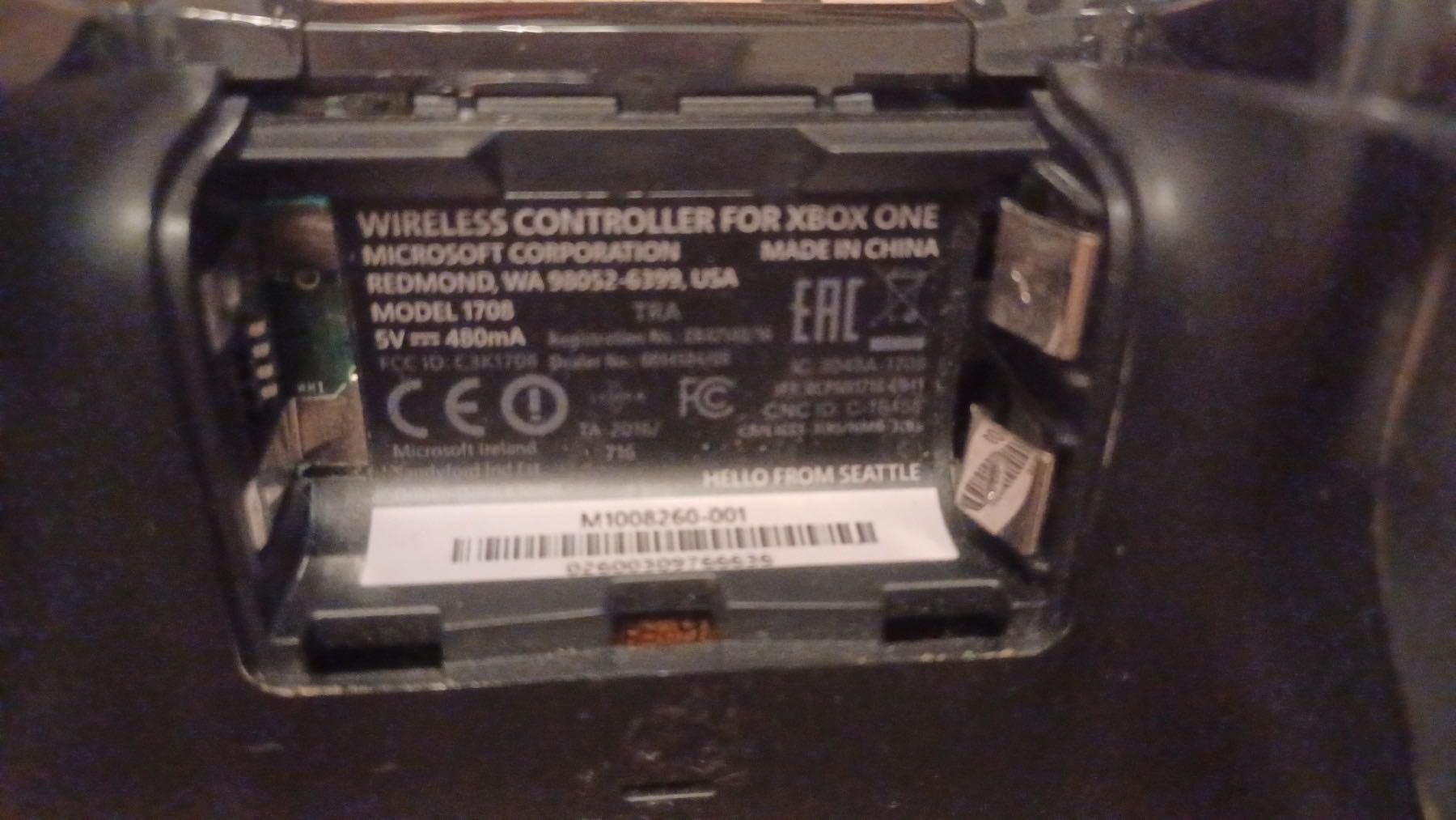 Oryginalny bezprzewodowy Pad Xbox One model 1708