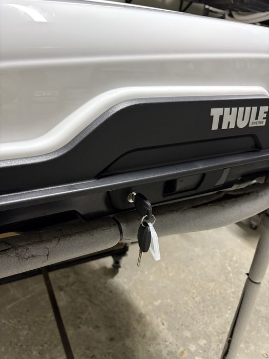 Як новий Thule Motion XT Alpine білий туле бокс автобокс багажник