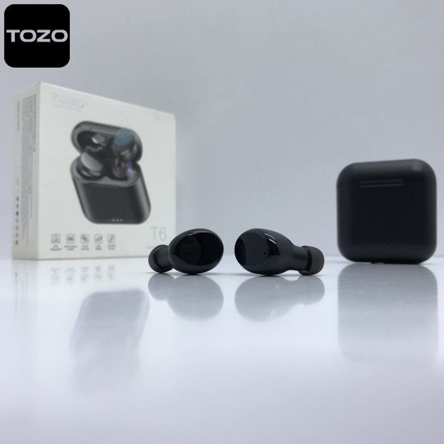 Бездротові Навушники Вкладиші TOZO T6 Black