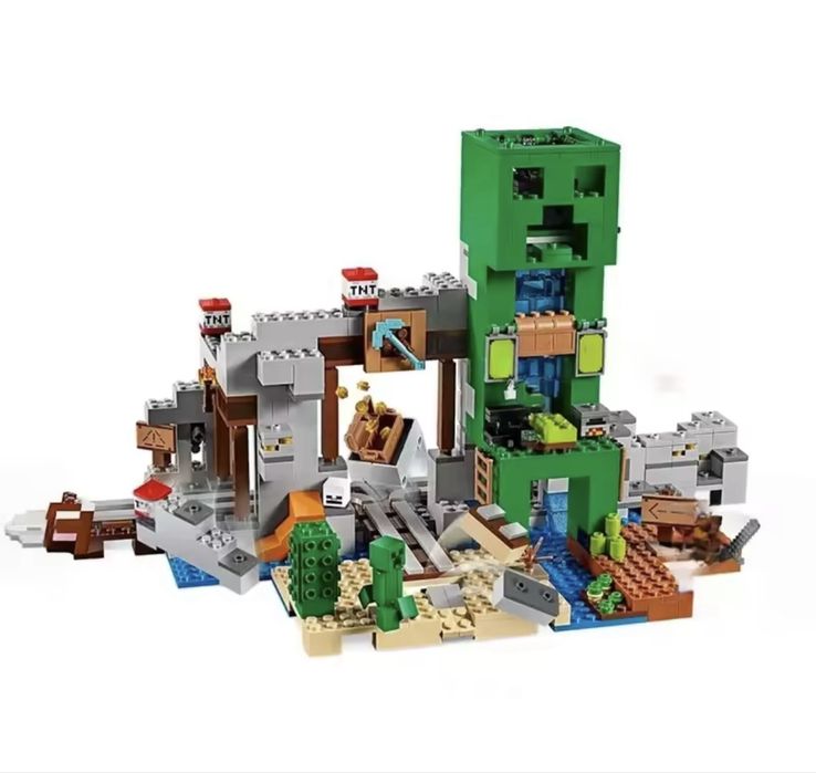 Zestaw Klocków Minecraft Kopalnia Creeperów