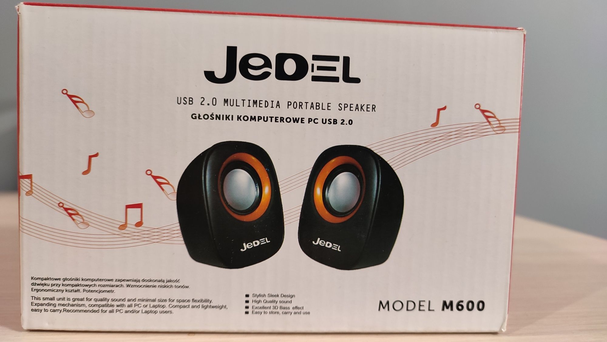 Комп‘ютерні колонки Jedel M600 
індукційнаКомп‘ютерні колонки Jedel M6