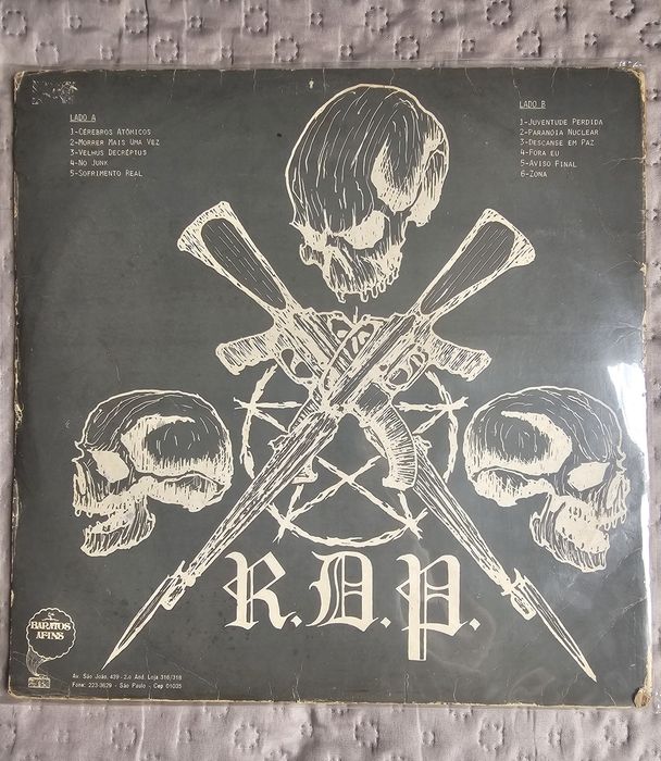 Raro Disco de Vinil Ratos de Porão