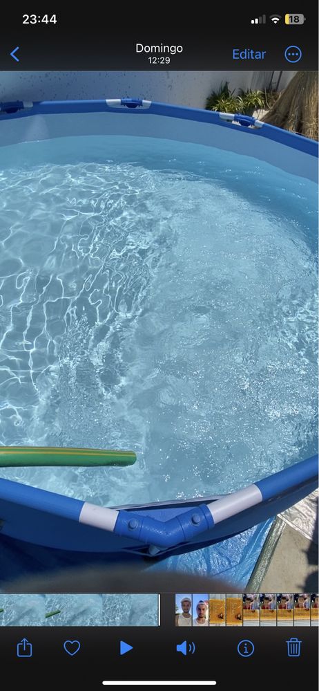 Piscina 5000 litros 3,05 por 0,75 m