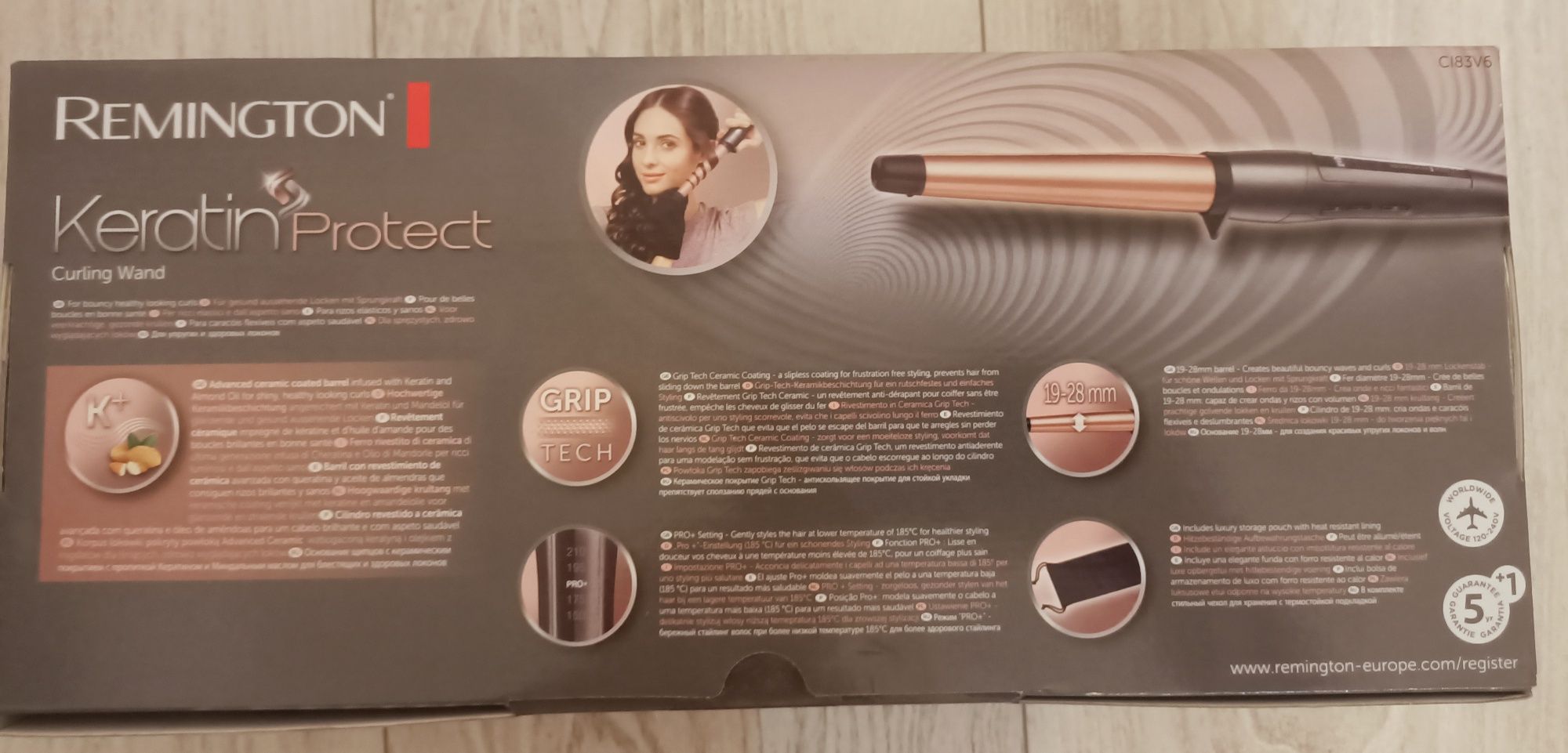 Lokówka REMINGTON Keratin Protect CI83V6 E51