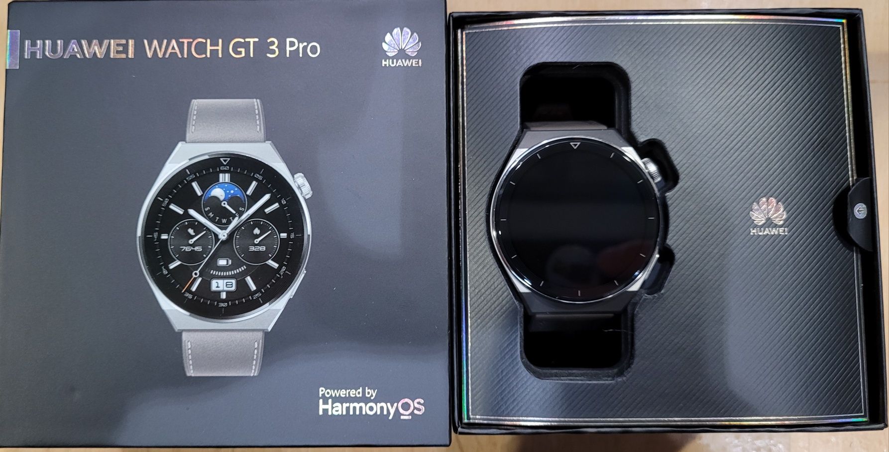 Smartwatch HUAWEI Watch GT 3 Pro Classic 46mm Srebrno-brązowy