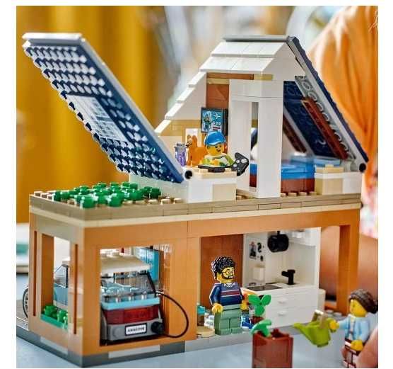 LEGO City Dom rodzinny i samochód elektryczny