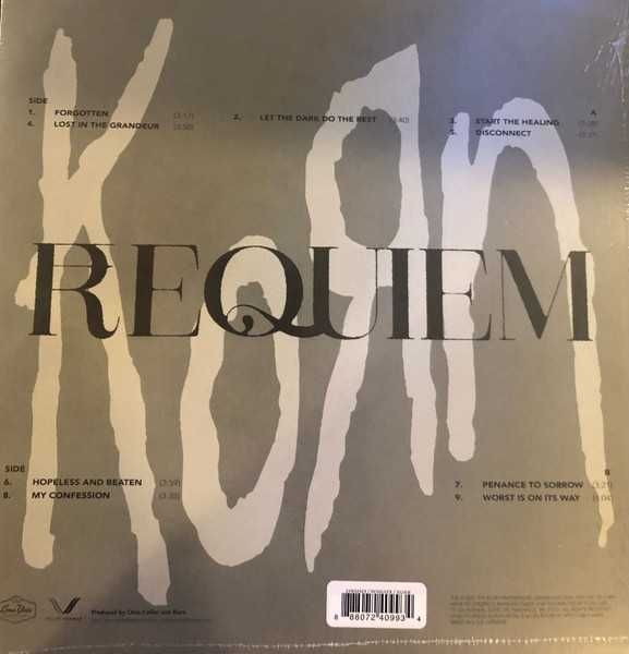 Korn Requiem LP винил пластинка limited to only 1000