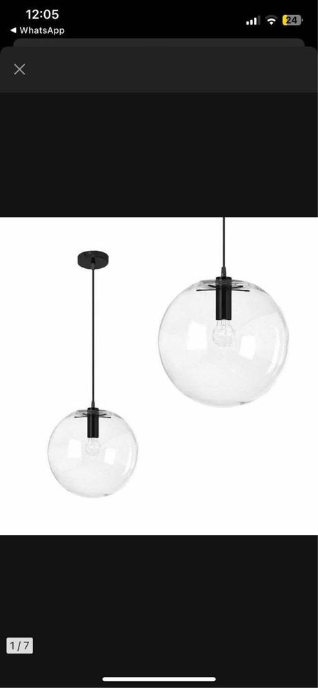 Lampy kule 5 szt