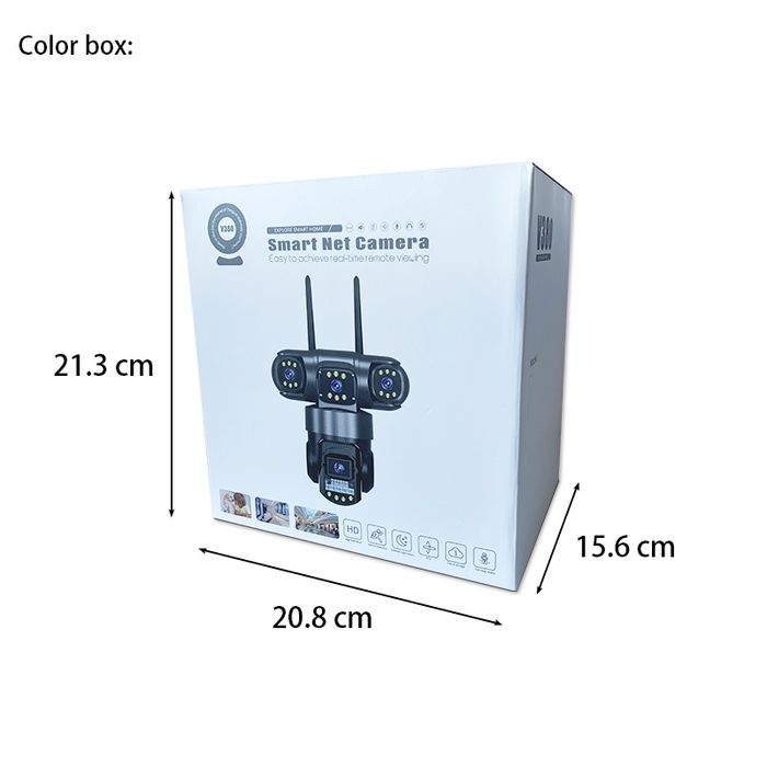 Kamera WiFi IP 15MP | 3 Obiektywy | Full HD | Zewnętrzna | Nowość 2025