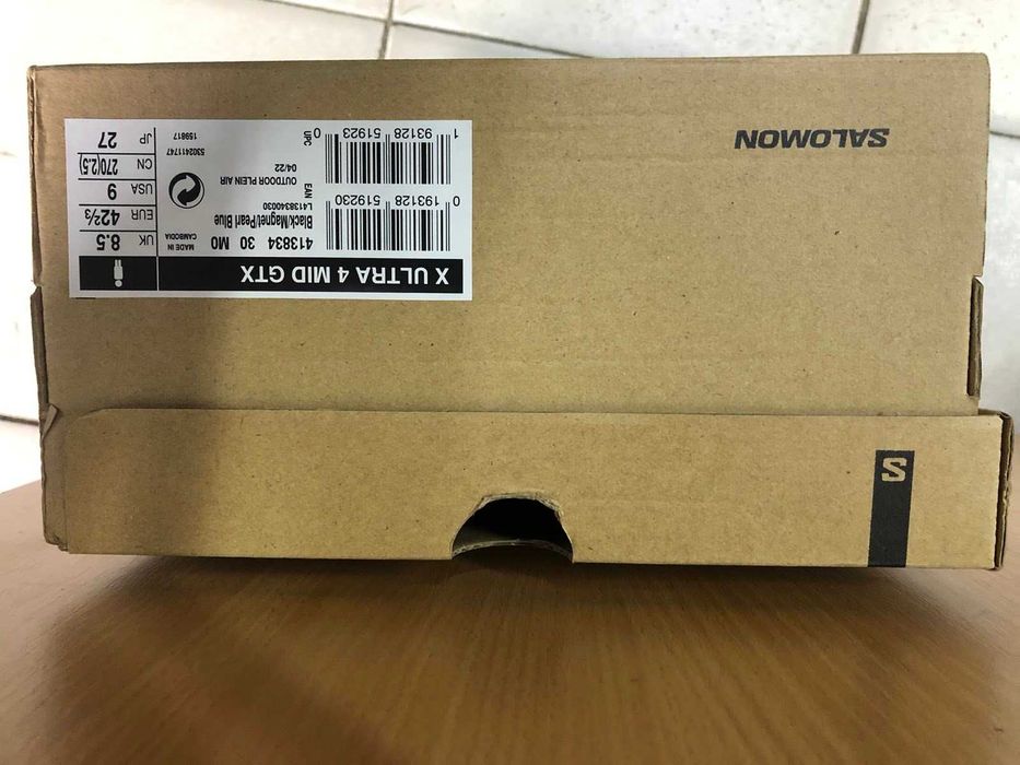 Ботинки Salomon X Ultra 4 Mid GTX (413834) оригинал