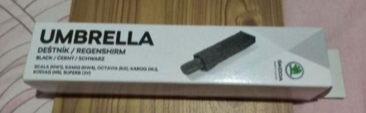 Зонт в нишу авто Шкода