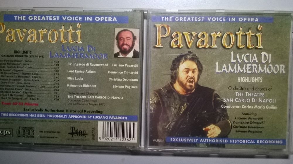 CDs de Pavarotti