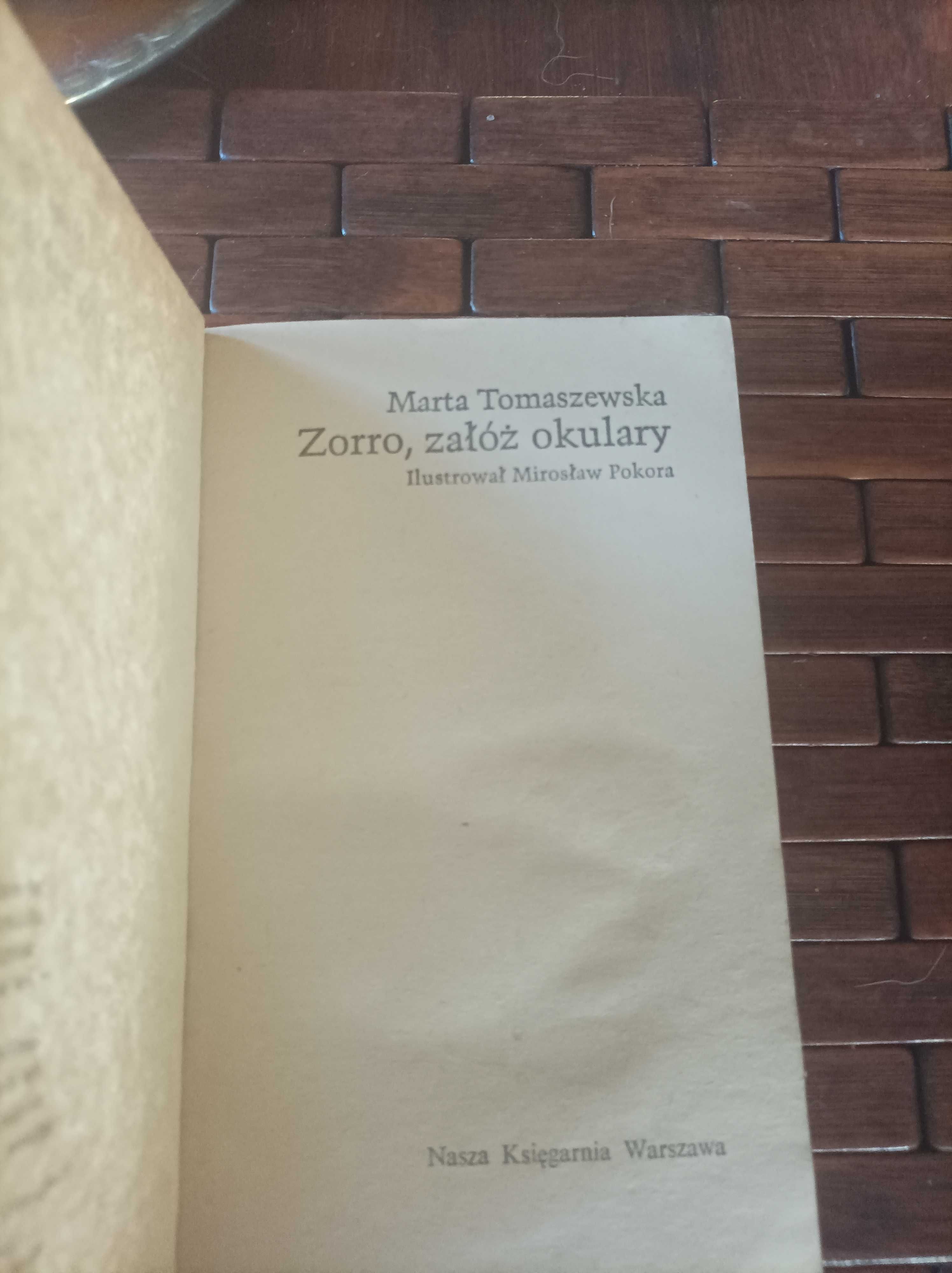 Tomaszewska Zorro załóż okulary kultowa książka dla z lat 70