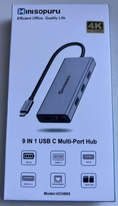 Hub 9in1 ugreen хаб С