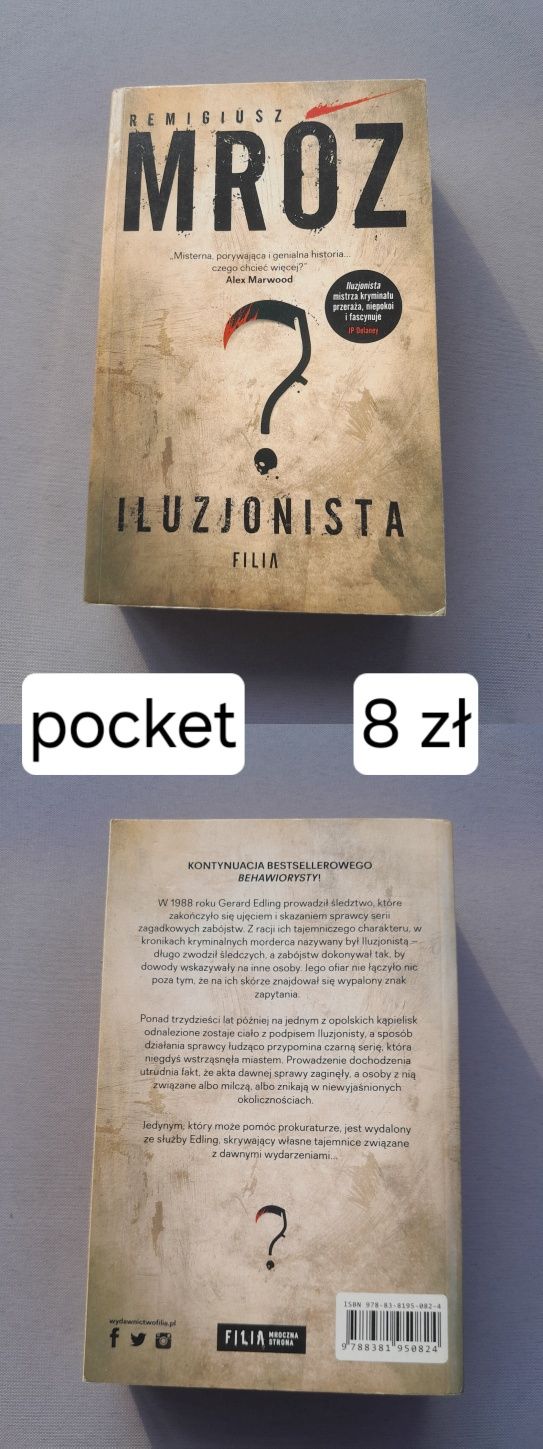Mróz Remigiusz Iluzjonista pocket