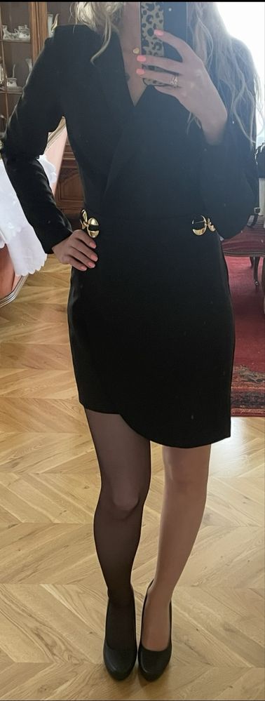 Kombinezon marynarka sukienka S