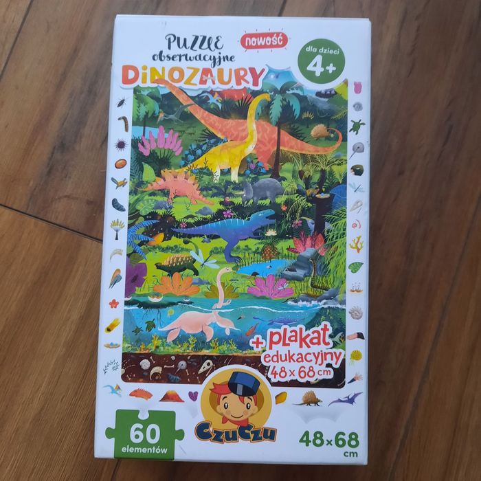 Puzzle dinozaury Czuczu