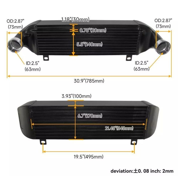 Intercooler alumínio BMW E46