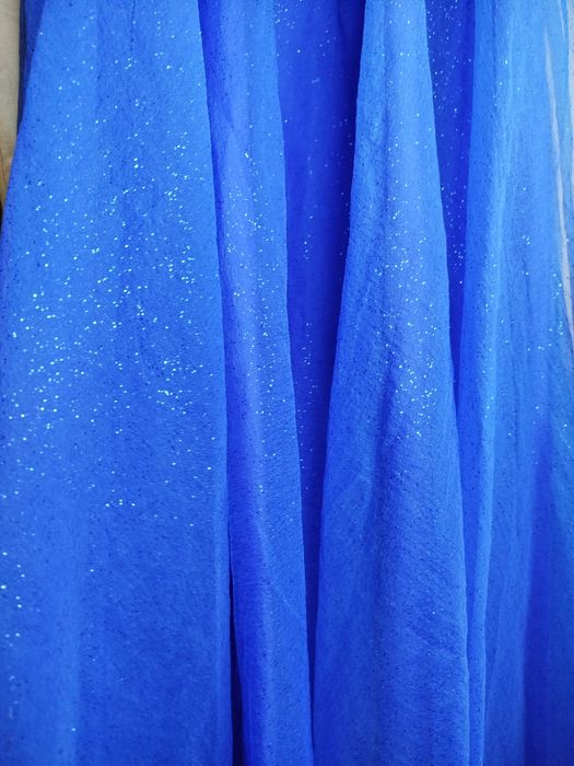 Вечернее платье электрик