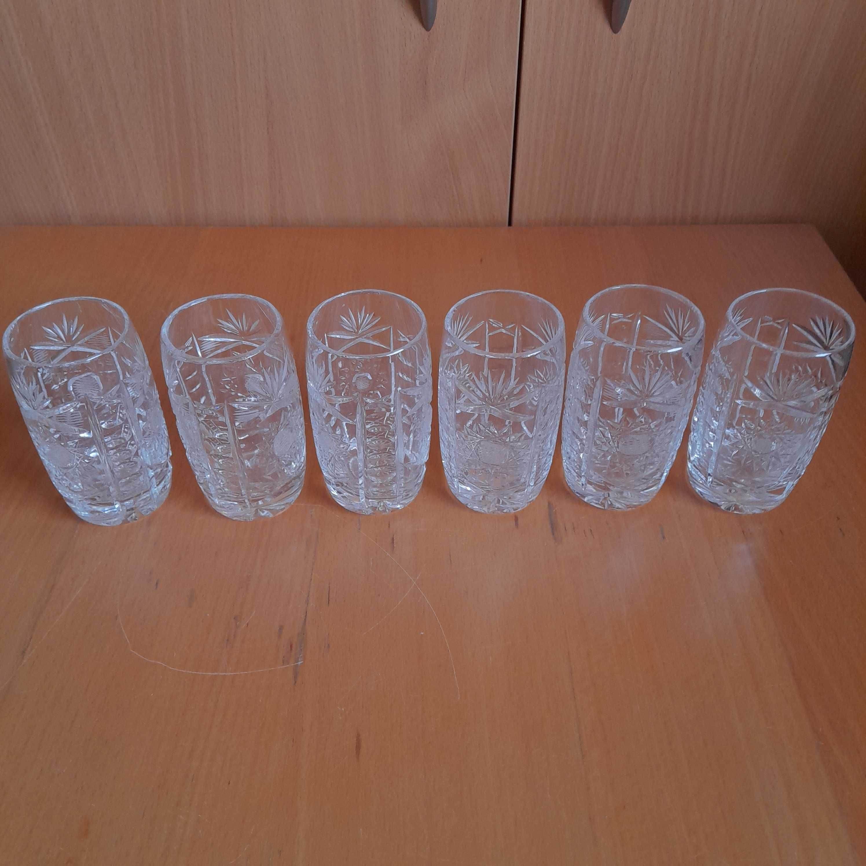 Kryształowe szklaneczki 120 ml, 6 sztuk