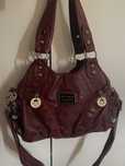 Burgundowa bordowa torebka bag city Coquette vintage oldmoney y2k 90s