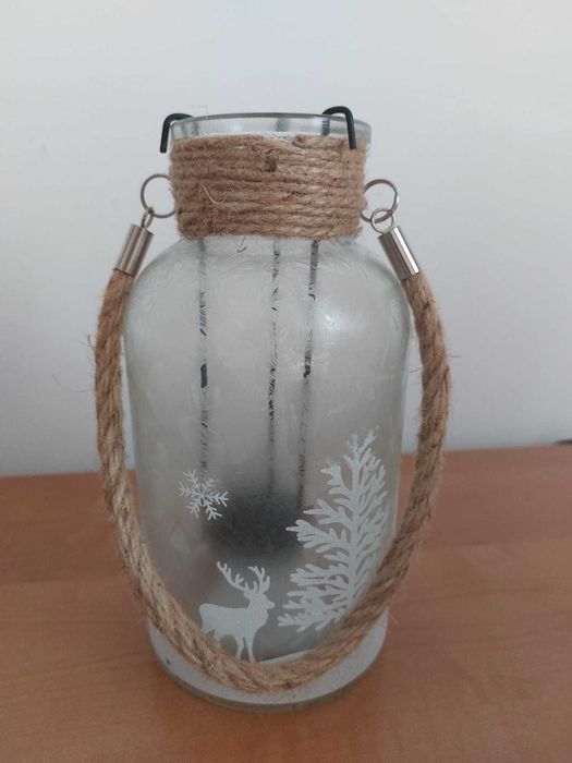 Porta vela de Natal NOVO da JYSK