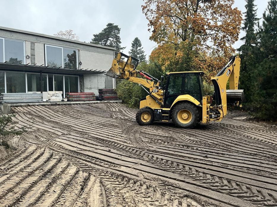 Usługi Koparka 2-25 ton koparko-ładowarka Wynajem roboty prace ziemne