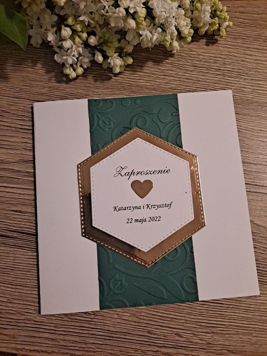 Zaproszenia ślubne ręcznie robione