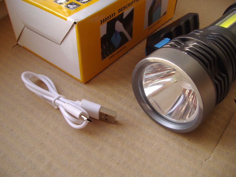 Светильник светодиодный Фонарь (аккумуляторный Li-ion зарядка USB)