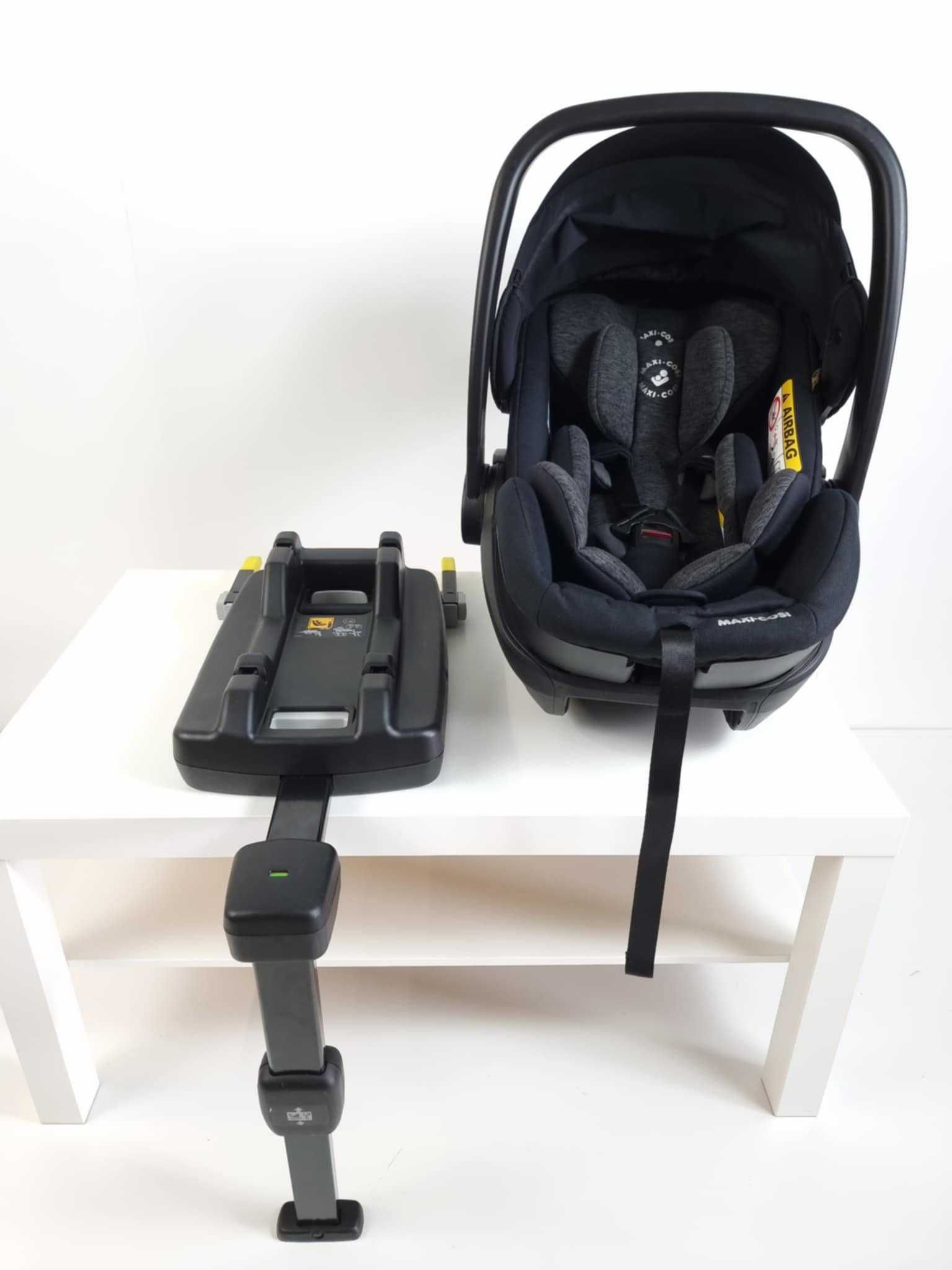 Fotelik Maxi Cosi Marble 0-13 kg + baza isofix rozkładany Black adac