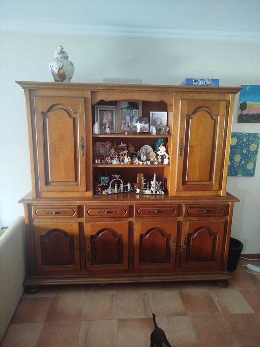 Móvel de sala de madeira maciça
