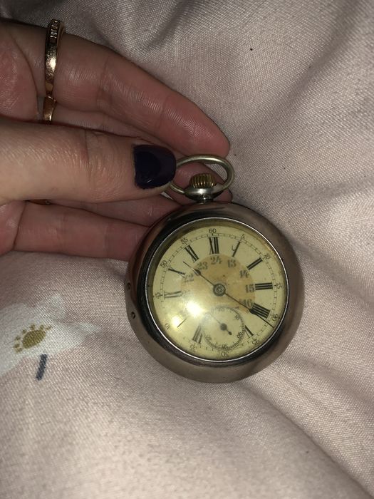 Часы моеріс патент серебро 1900 год